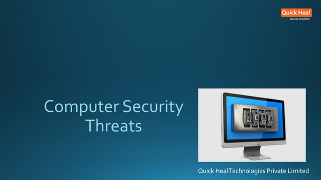 Computer Security Threats