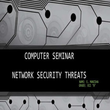 COMPUTER SEMINAR  network security threats .pptx