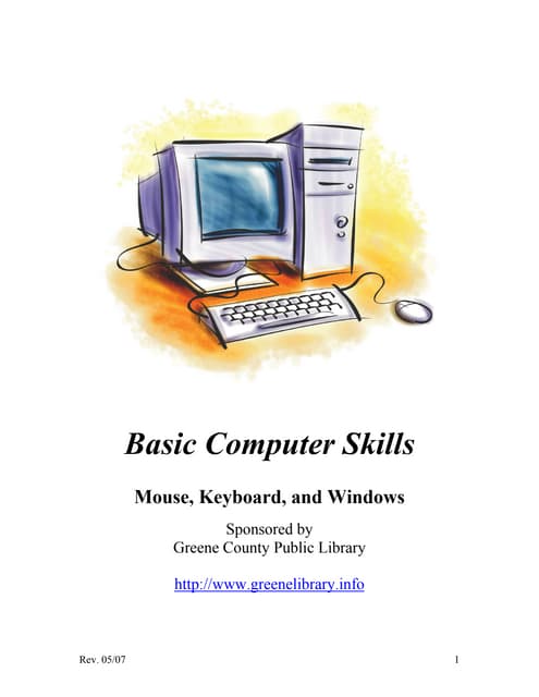 Computer Basics 101 Slide Show Presentation | PPT