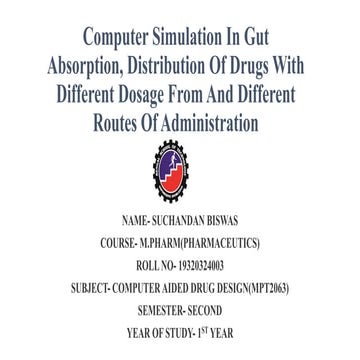 Computer Simulation In Gut Absorption, Distribution Of.pdf
