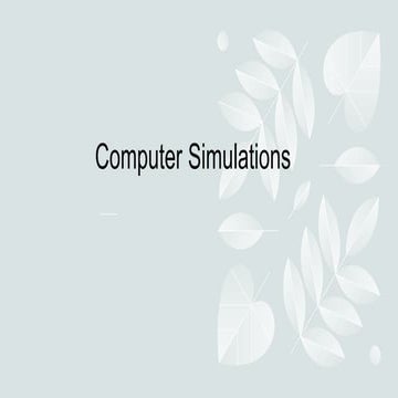 Computer Simulations.pptx power point slide C++ | PPT