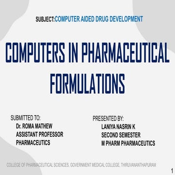 COMPUTERS IN PHARMACEUTICAL FORMULATIONS.pptx