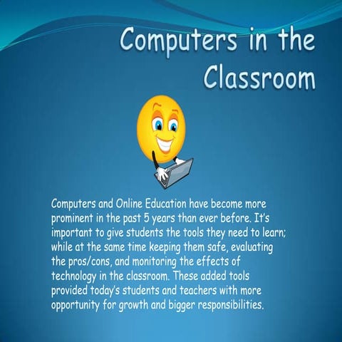 Computers In The Classroom