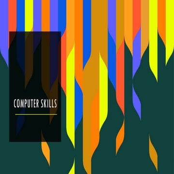 COMPUTER SKILLS powerpoint presentation test | PPTX