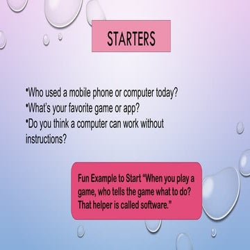 computer software with effective content. | PPTX