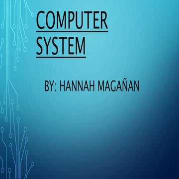 Computer system | PPT