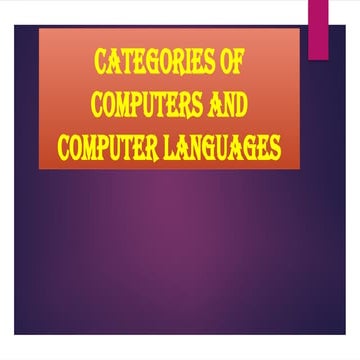 Comprehensive Overview of Computer Generations, Types, and Programming ...