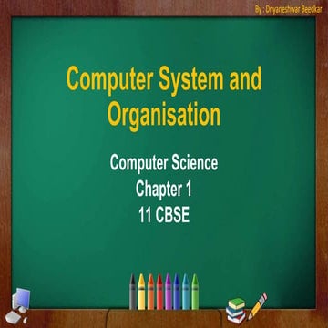 Computer system and organization | PPTX