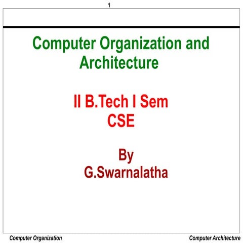 Computer_System_Architecture of JNTUH PPT.pptx