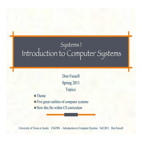 Computer systems | PPT