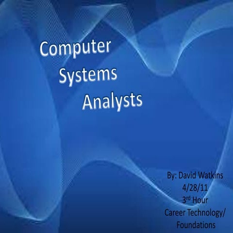 Computersystemsanalyst