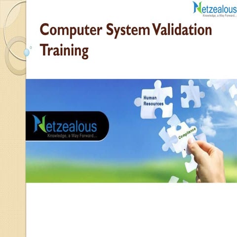 Computer System Validation Training | PPT