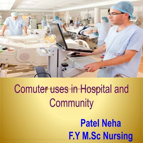 Computer use and patient record
