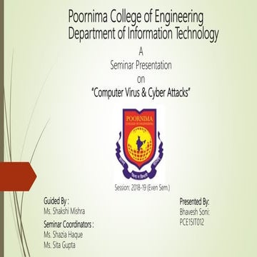 Computer virus and cyber attack