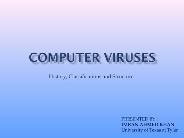 Computer viruses
