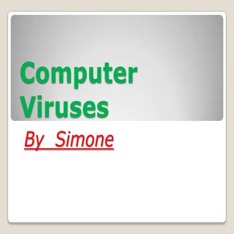 Computer viruses
