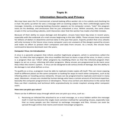 Computer viruses by joy chakraborty