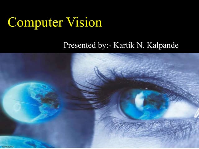 Computer vision