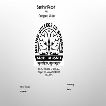 Computer Vision.pptx shivam sonawane milind