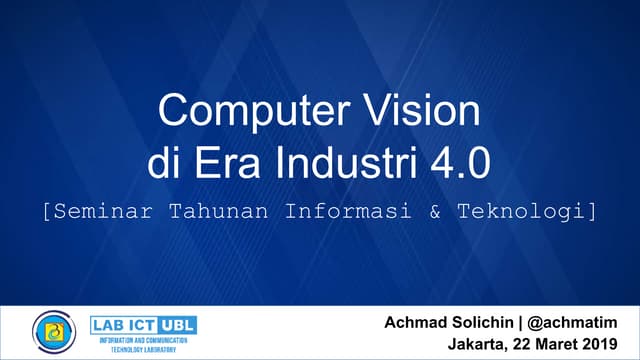 Computer Vision di Era Industri 4.0