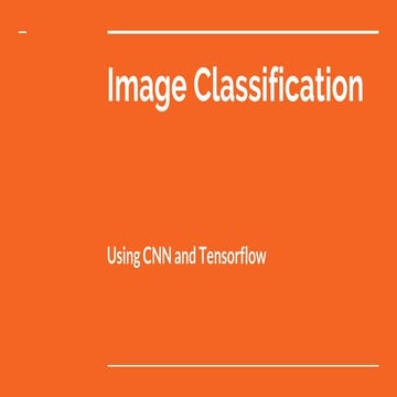 Image classification using CNN | PPT