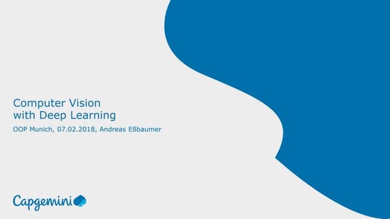Computer Vision con OpenCV y Python | PPT