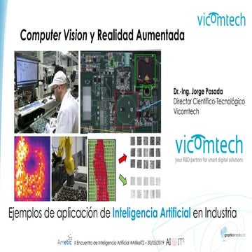 Computer vision y realidad aumentada, VICOMTECH | PDF