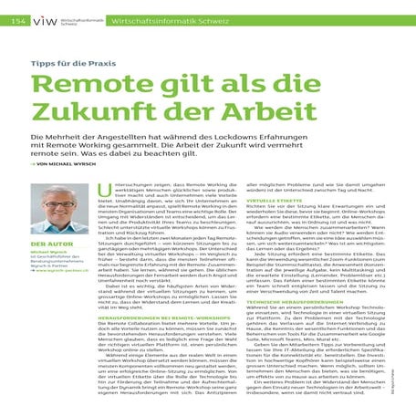 Remote gilt als die Zukunft der Arbeit