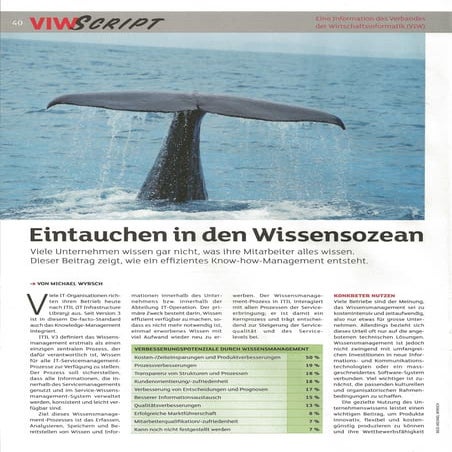 Eintauchen in den Wissensozean