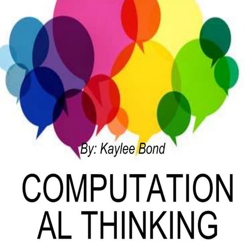 Computational Thinking - Middle School | PPTX