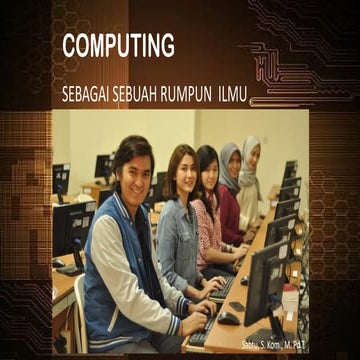 Computing 1 tentang pembelajaran informatika | PPTX