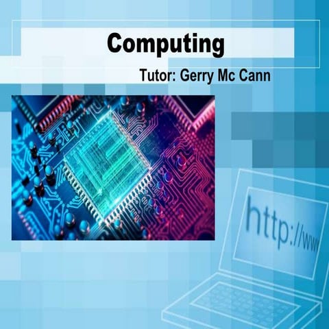 Computing presentation 2020