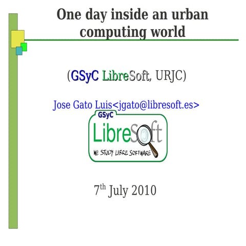 One day inside an urban computing world