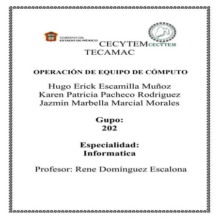 EQUIPO DE COMPUTO