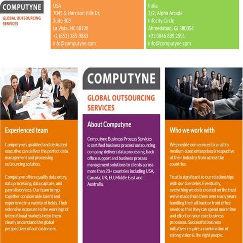 Computyne Data Entry Services | PPTX