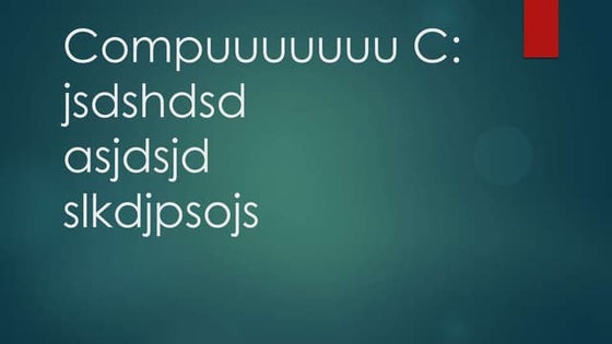 Computacion ! paa | PPTX
