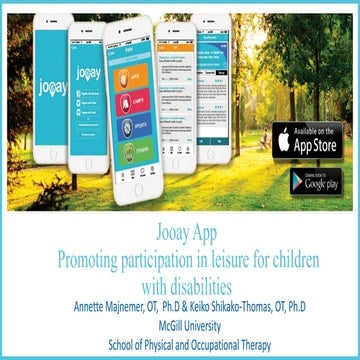 L’application Jooay : Pour la promotion de la participation des enfants en si...