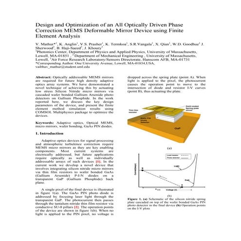 Comsol2009 Paper