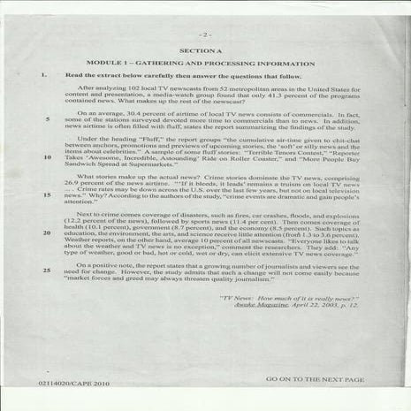 CAPE Communication studies 2010 paper2