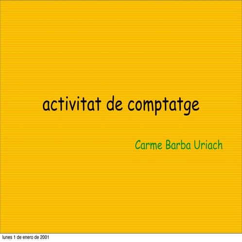 Comptatge amb clicks