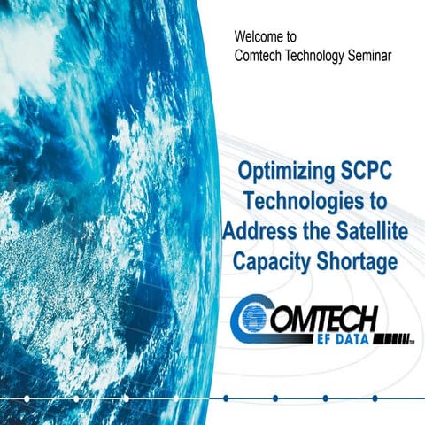 Comtech sspi vsat_day_2009 | PDF