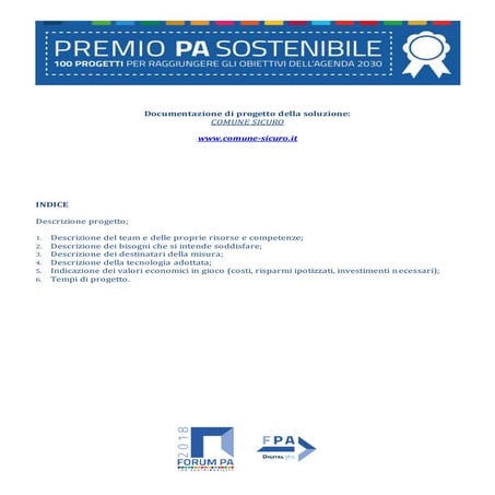 Comune sicuro   template doc-premio_pa sostenibile 2018