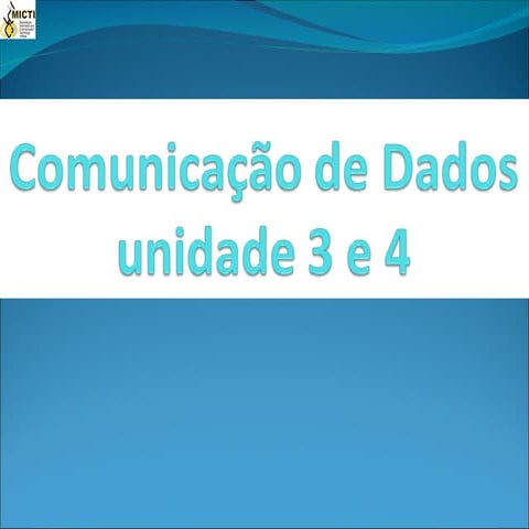 Comunicacao de dados