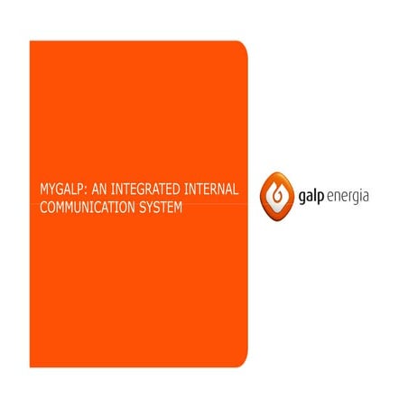 MyGalp Internal Communication_EACD_Rita Macedo