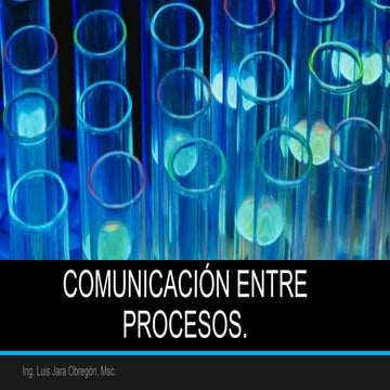 Comunicación entre procesos Sistemas distribuidos