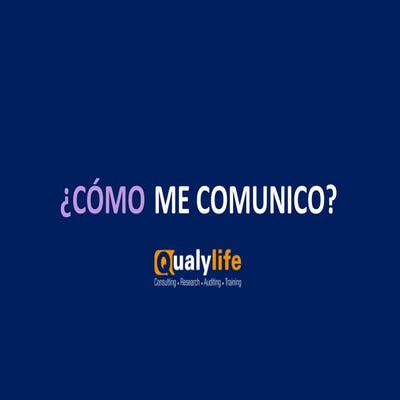 ¿Cómo me comunico? | PPTX