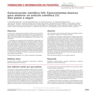 Comunicación científica (vi) 10 pas...