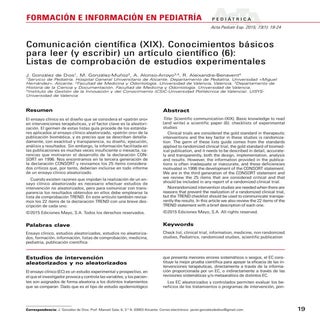 Comunicación científica (xix) lista...