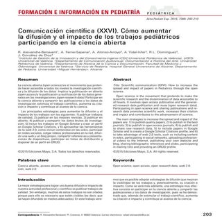 Comunicación científica (xxvi) difu...