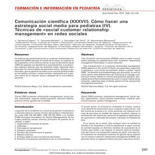 Comunicación científica (XXXVII) Té...